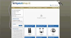 Desktop Screenshot of licht-geluid-shop.nl